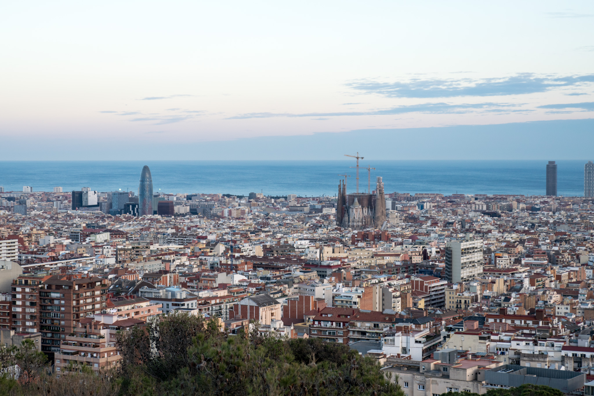 Blick über Barcelona