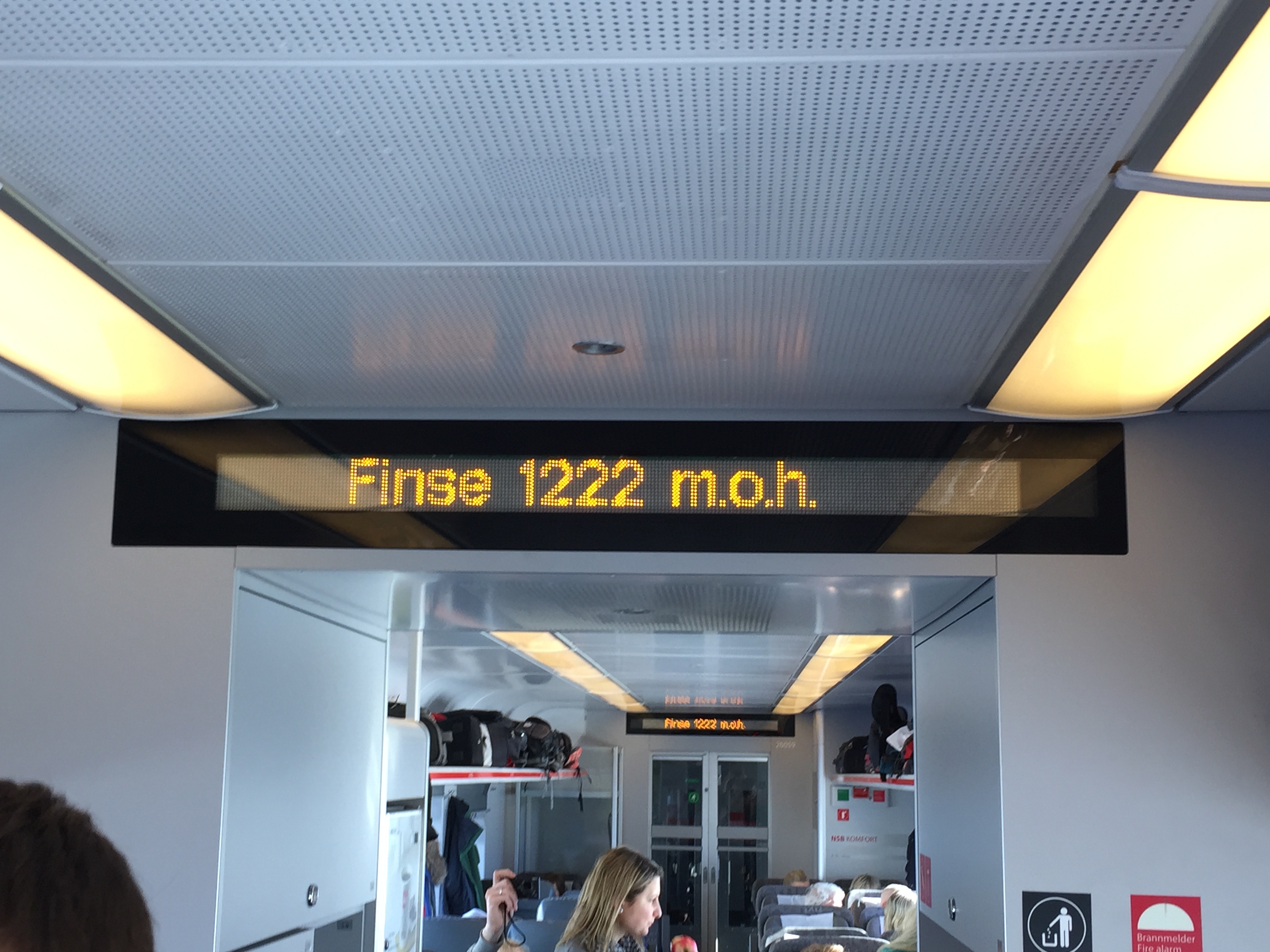 Finse ist mit 1222 Metern über Null der höchstgelegene Bahnhof Norwegens.